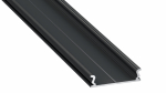 Lumines profile type MODI lacquered black, 3 m