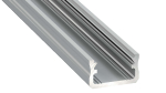 Lumines profile type A anodized silver, 3 m