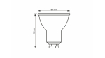 LED source GU10 5W 36° Cold White