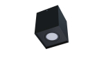 Ceiling spotlight fixture SPOT BERGEN square black