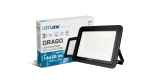 LED Floodligh DRAGO 3Y 200W Neutral white SMD IP65 SLIM, black