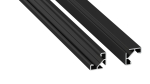 Profile LUMINES type ajar black anodized 6,17 m