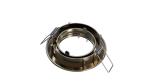 Ceiling lighting point fitting OPRA cast round adjustable satin