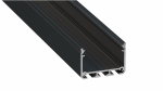 Lumines profile type ILEDO lacquered black, 3 m