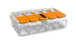 WAGO 5x2.5 connector, transparent