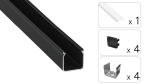 TEKKNI HELSE Set, black, frozen, 3 m 2.0