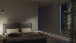 Lumines profile type Flaro lacquered white, 3 m