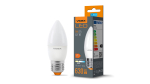 LED source E27 7W C37 Warm White