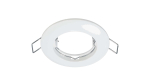 Ceiling lighting point fitting ROKA cast round Fixted white