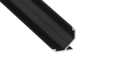 Lumines profile type AGO black anodized, 2,02 m