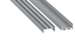 Profile LUMINES type aria silver anodized 4,15 m
