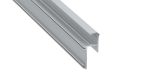 Lumines profile type IPA12 anodized silver, 3 m
