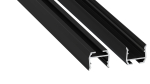Profile LUMINES type axel black anodized 6,17 m