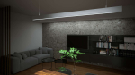 Lumines profile type Claro lacquered black, 3 m
