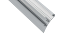 Lumines profile type LOGI anodized silver, 2,02 m