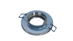 Ceiling lighting point fitting ROVO glass round white - transparent