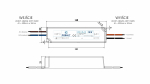 35W 12V IP67 ZPV constant voltage impulse power supply unit