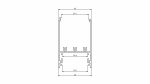 Profile LUMINES type Foldo silver anodized 2,02 m