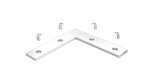 Angular connector 90°
