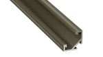 Lumines profile type C anodized inox, 3 m