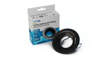 Ceiling lighting point fitting RICO cast round adjustable matt black