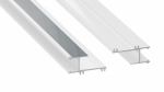 Lumines profile type APA12 lacquered white, 1 m