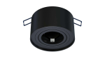 Ceiling lighting point fitting CLEO round black