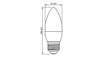 LED source E27 7W C37 Neutral White