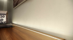 Lumines profile type A lacquered white, 1 m