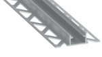 Profile LUMINES type NIPO silver anodized 3 m