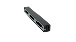 CEILING CANOPY 380x40x40mm, black - SET
