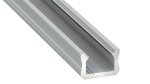 Lumines profile type X anodized silver, 3 m