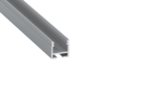 Lumines profile type FLEXA anodized silver, 4,15 m
