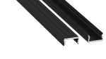 Profile LUMINES type atom black anodized 4,15 m