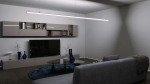 Lumines profile type Dopio anodized silver, 3 m