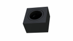 Ceiling spotlight fixture SPOT CARO square black
