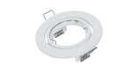 Ceiling lighting point fitting VEPA round adjustable white