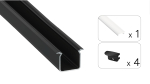 TEKKNI SKAGEN Set, black, frozen, 2.02 m