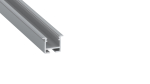 Lumines profile type inFLEXA anodized silver, 6,17 m