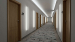 Lumines profile type Dopio lacquered white, 3 m