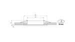 Ceiling lighting point fitting Aqua cast round Fixted black