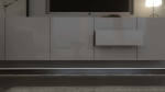 Lumines profile type Flaro anodized silver, 3 m