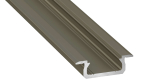 Lumines profile type Z anodized inox, 3 m