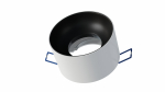 Ceiling lighting point fitting CASA cast round Fixted white