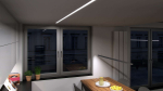 Lumines profile type inTalia lacquered white, 1 m