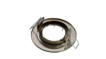 Ceiling lighting point fitting VEPA round adjustable satin