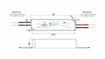 72W 12V IP67 ZPV constant voltage impulse power supply unit