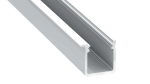 Lumines profile type J anodized silver, 3 m