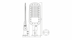Stellar2 LED street lamp 60W 6600lm NW IP65