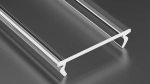 LUMINES DOUBLE cover PMMA transparent 1 m